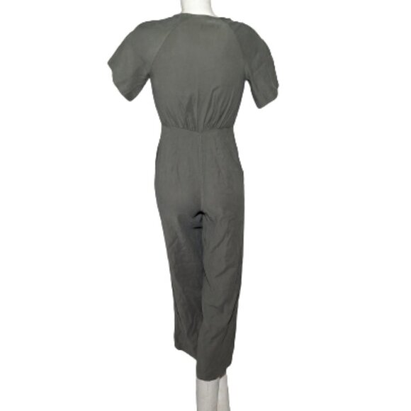 L'Academie Lissa Olivine Green Jumpsuit Romper Olive Green XXS NEW NWT - Picture 4 of 7
